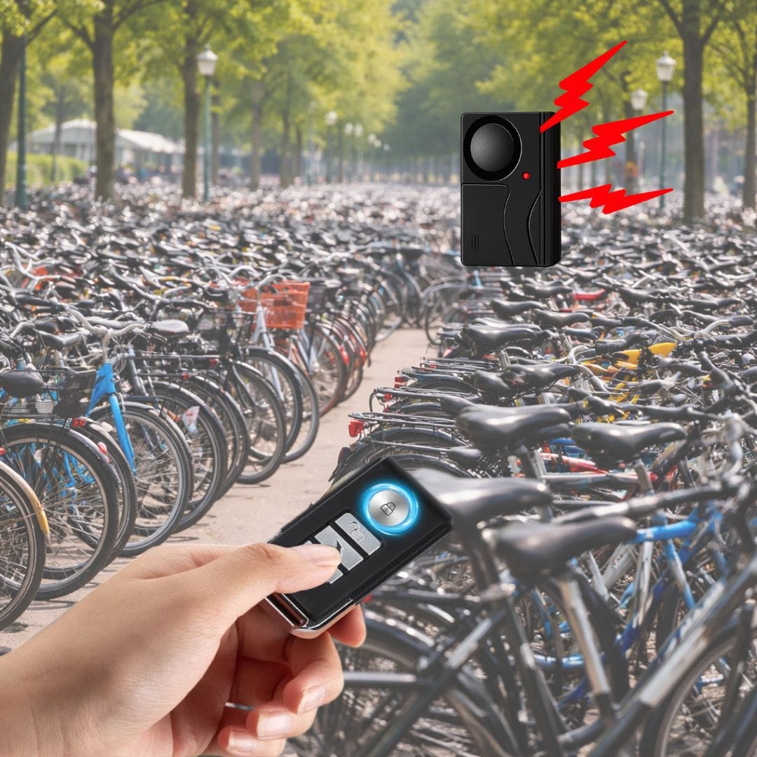 Alarme vélo 110dB avec télécommande, dissuasion immédiate