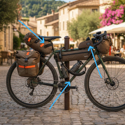 Alarme vélo 110dB avec télécommande, dissuasion immédiate