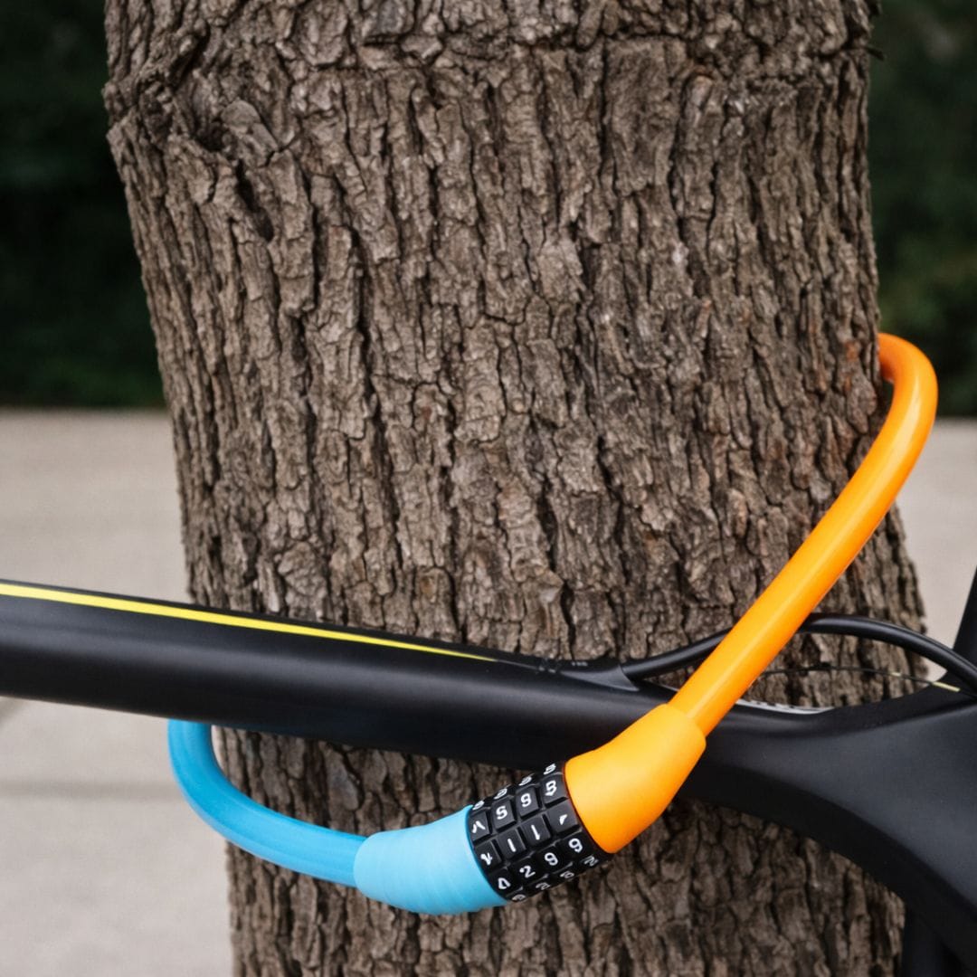 Antivol vélo à code, compact et rapide