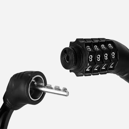 Antivol vélo à code, compact et rapide