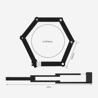 Antivol pliant compact, facile à transporter