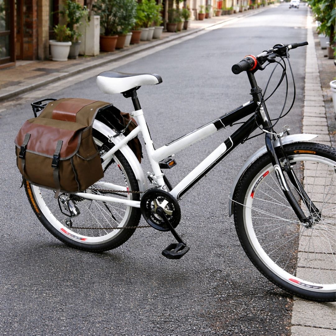 Double sacoche étanche spéciale vélo de ville