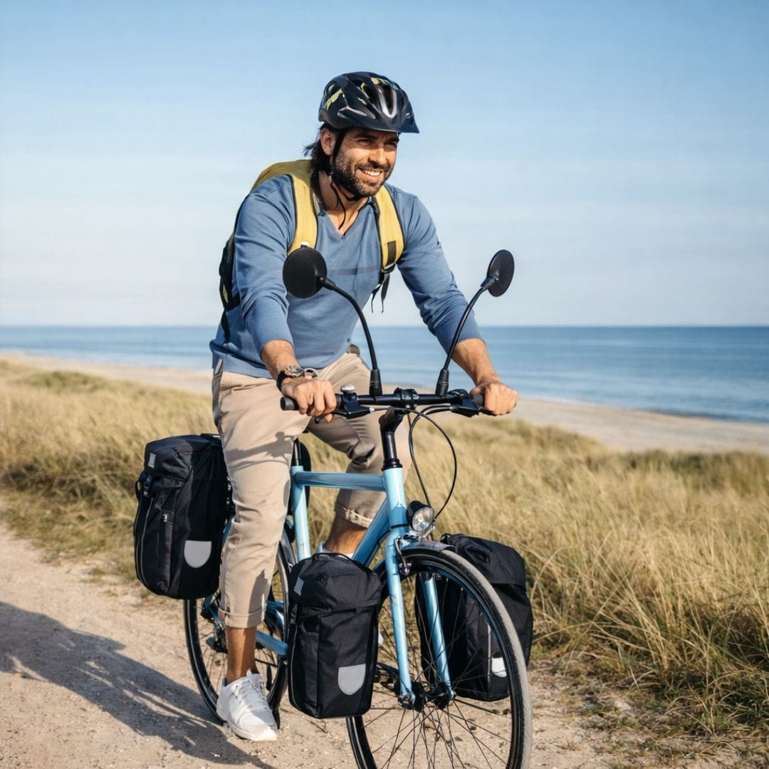 Rétroviseur vélo guidon ajustable 360° | Vélotaf Urbain