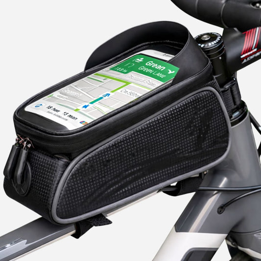 Sacoche de Cadre Vélo Étanche pour Smartphone