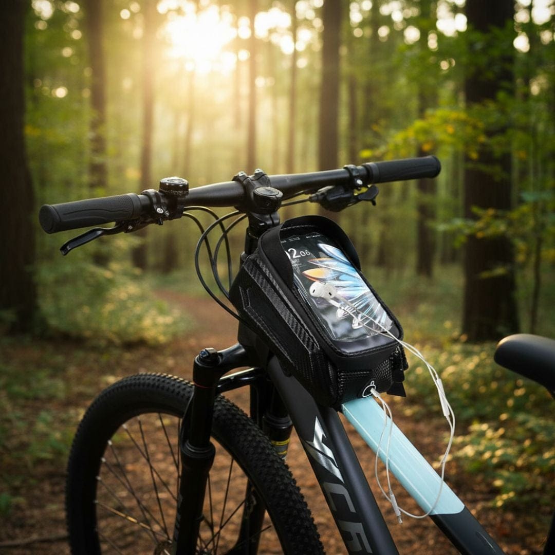 Sacoche de cadre pour Vélo & Vélotaf Urbain | Etanchéité Smartphone