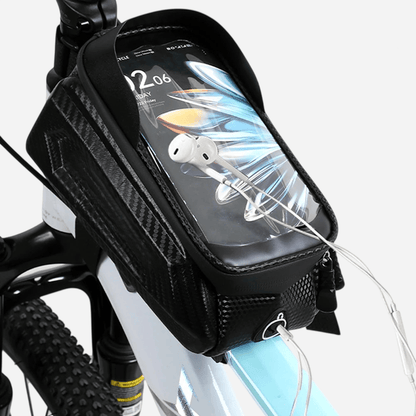 Sacoche de cadre pour Vélo & Vélotaf Urbain | Etanchéité Smartphone