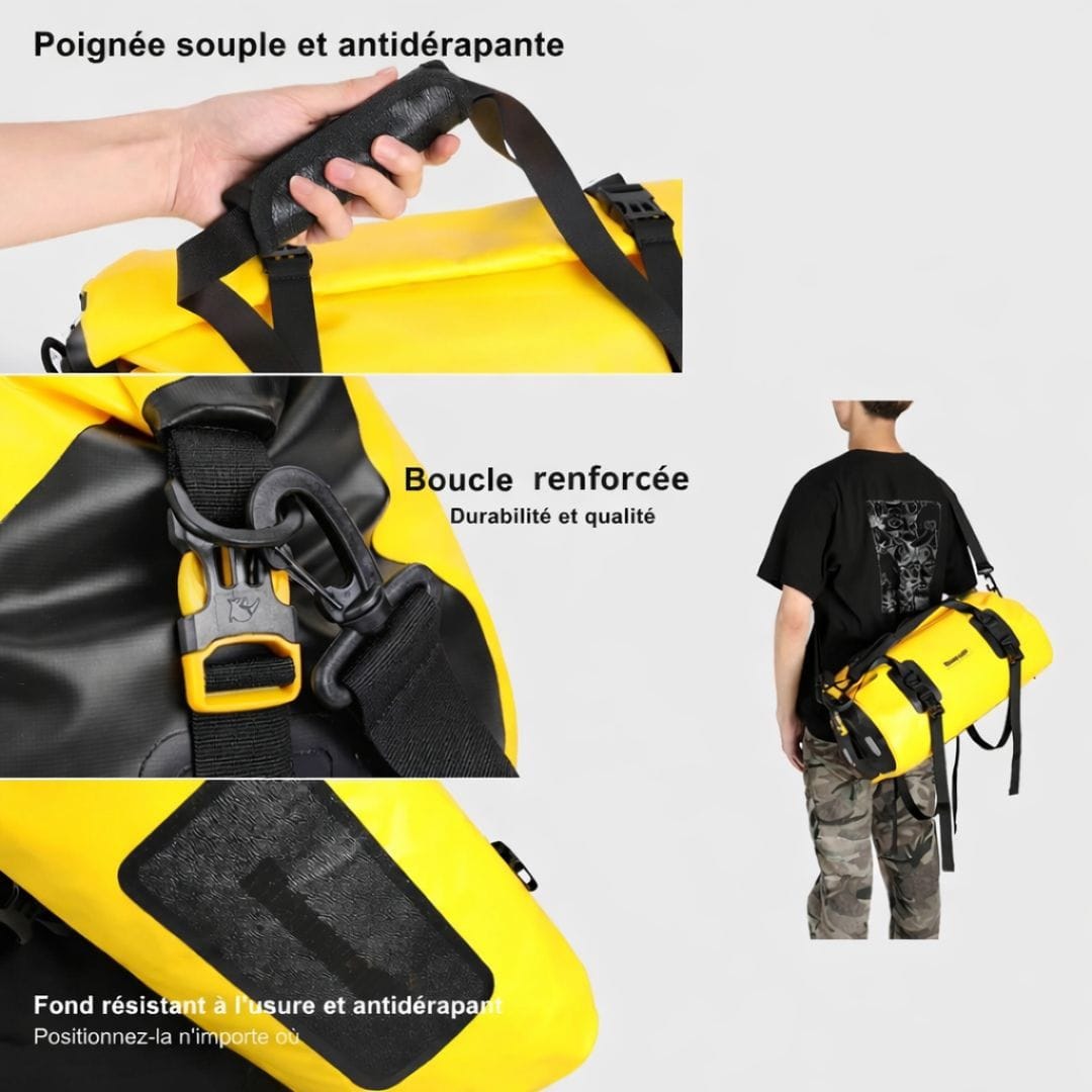 Sacoche porte-bagage étanche pour vélotaf