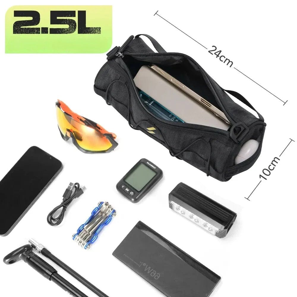 Sacoche de guidon VTT, Vélo Urbain, Velo de Route | 2,5L
