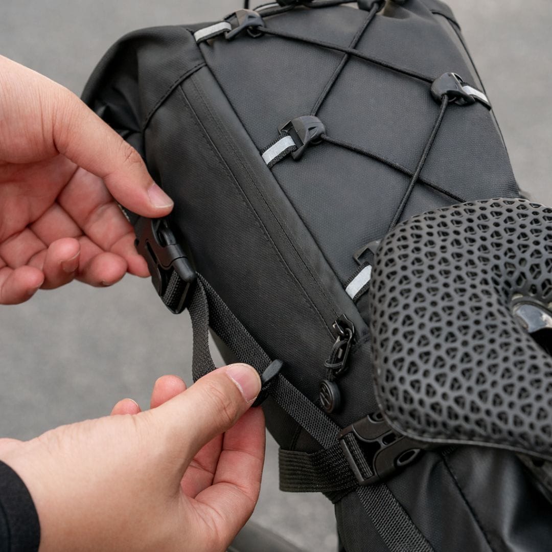 Sacoche de Selle étanche compatible tous vélos Vélo Urbain et VTT | 15L