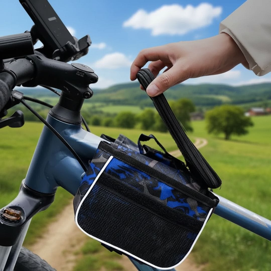 Sacoche de cadre vélo de route & Vélo Urbain | Etancheité pour smartphone