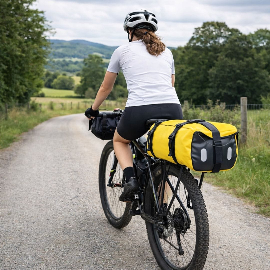 Sacoche porte-bagage étanche pour vélotaf