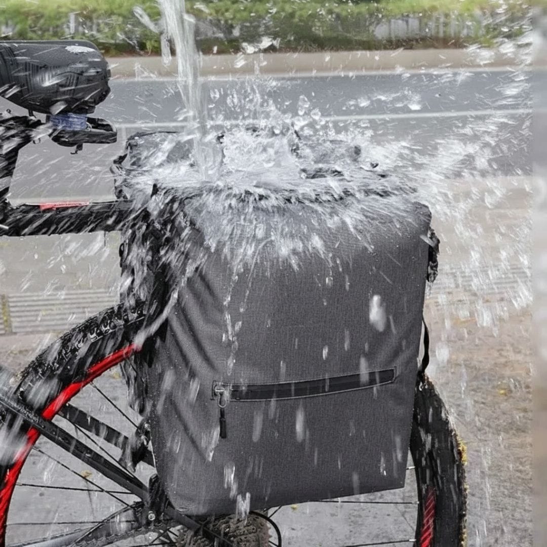 Sacoche double vélo Vélo Urbain & Cyclotourisme | Imperméable, 28L
