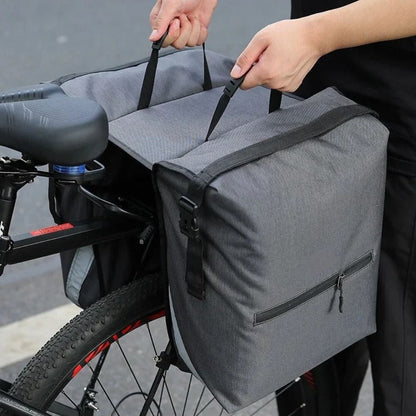 Sacoche double vélo Vélo Urbain & Cyclotourisme | Imperméable, 28L