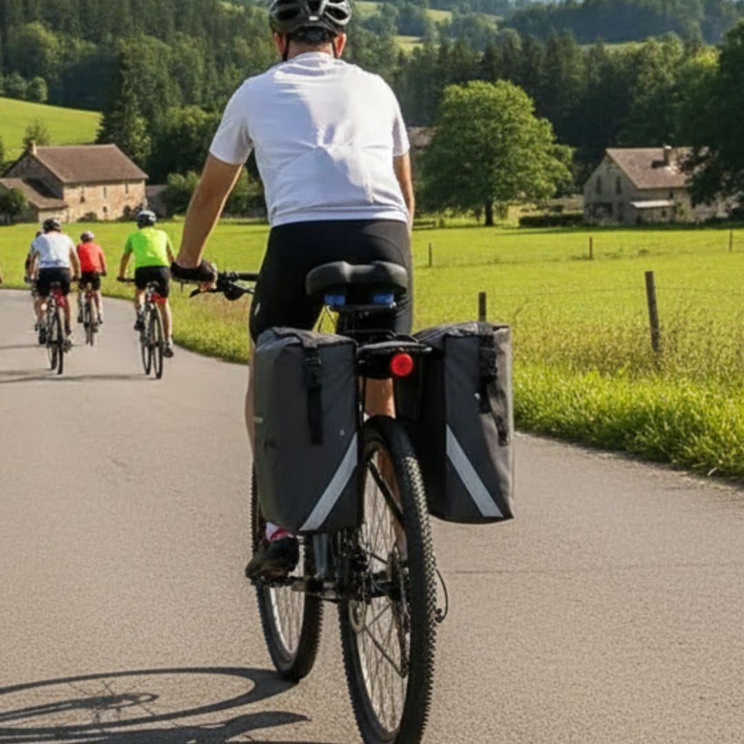Sacoche double vélo Vélo Urbain & Cyclotourisme | Imperméable, 28L