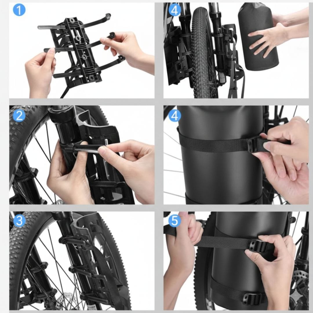 Support sacoche de fourche Vélo | Vélo de Ville & VAE